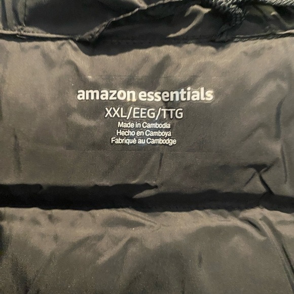 NEW Amazon Essentials Women's Plus size XXL Black Lightweight Puffer JACKET - Picture 9 of 13